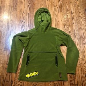 Melanzana Micro Grid Hoodie 2020 Turf Green